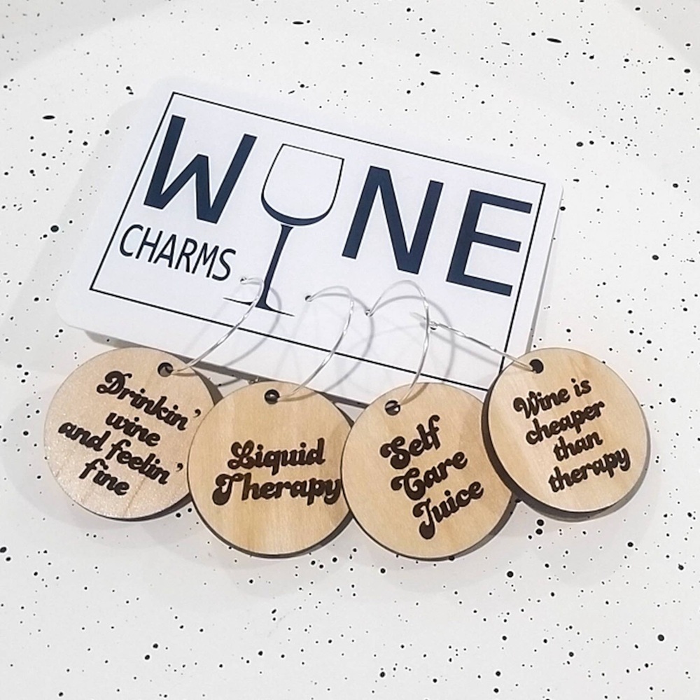 Therapy Wine Charms: Maple